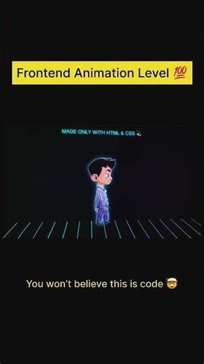 🚶‍♂️ This HTML Animation Looks ALIVE! 😳 | Pure HTML & CSS Magic
