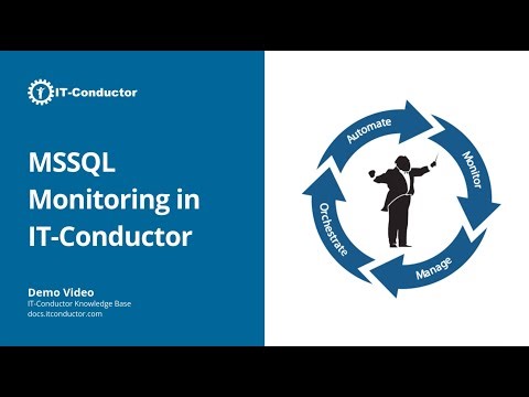 IT-Conductor Demo Video - Microsoft SQL Server Monitoring
