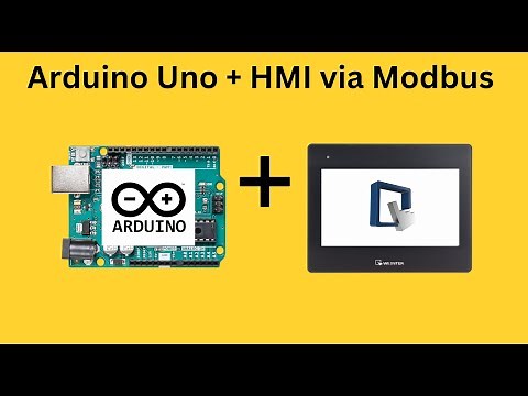 NEW! Basic Arduino Uno + HMI connection via Modbus RTU - Weintek USA