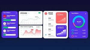 Chart & Number Infographic