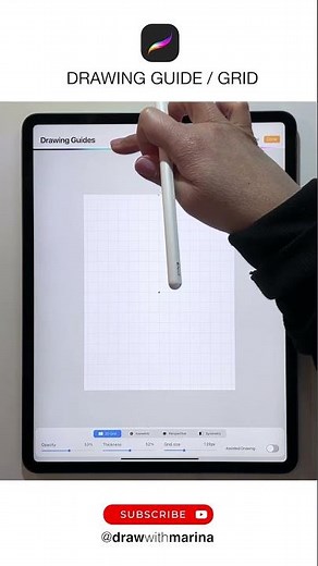 How to Use the Drawing Guide in Procreate