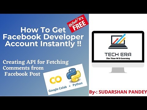 How To Create Facebook Developer Account | Creating API For Fetching Comment From Facebook Post #new