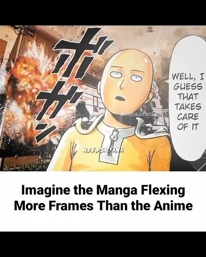 One Punch Man Manga is literal PEAK! CTTO for edit @weebsaitama
