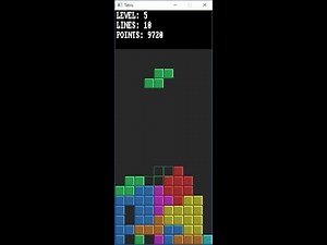 How to make a full Tetris game in C/C++