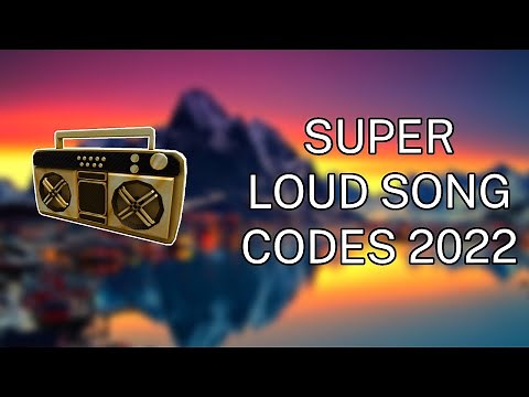 LOUD AND BASS BOOSTED SONG CODES FOR ROBLOX (Working 2022)