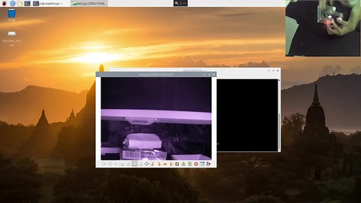 树莓派摄像头python picamera或openCV的简单调用