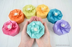 DIY Paper Box Template (Paper Gift Box Tutorial) - Free SVG for Cricut