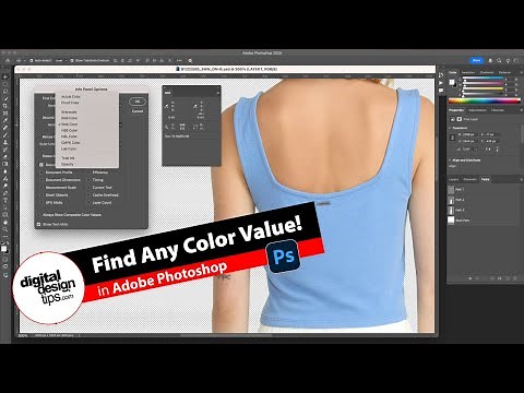 How to Find RGB, Web, or CMYK Color Codes in Photoshop (Info Panel Trick)