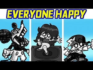Friday Night Funkin' VS Mickey.AVI But Everyone Is Happy (FNF Mods/Hard) (Sunday Night Remastered)