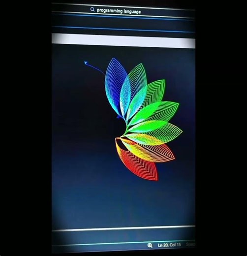 This Flower Is Made Using Python 😱 | Turtle Graphics