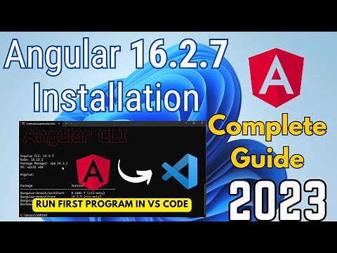 Easy Angular Project Setup in Visual Studio Code [2024] | Complete Angular Setup Guide