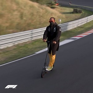 No better way to test the famous banking at Zandvoort 🛴 | F1