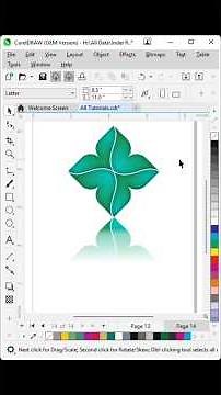 how to create 3d object in coreldraw ! coreldeaw logo deaign ! coreldraw tools tutorial