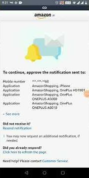 Amazon Easy: Authentication Notification