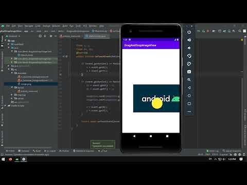 Drag and Drop ImageView android studio programmatically