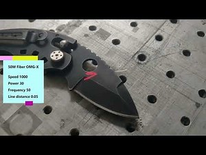 Knives Laser Engraving Machine | Ezcad Laser Settings