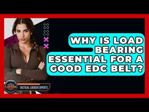 Why Is Load Bearing Essential For A Good EDC Belt? - Tactical Locker Experts