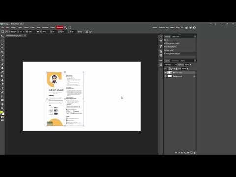How to Edit PDF to PSD in Photopea