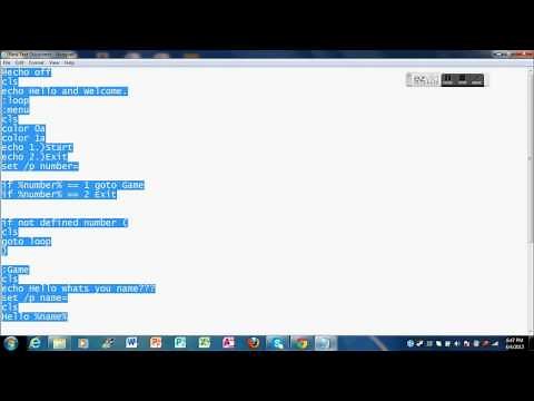 How To Code A Game In Note Pad