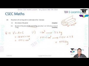 CSEC Maths - June 2023 Preparation (Geometry and Trigonometry)