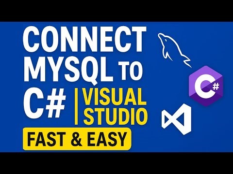 C# MySQL Connection in Visual Studio 2026