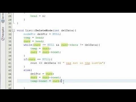Creating a Linked List Project in C++ Part 5