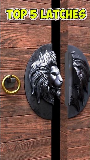 Secure and Stylish Sliding Gate Latch for Modern Homes #shorts #woodworking #diy