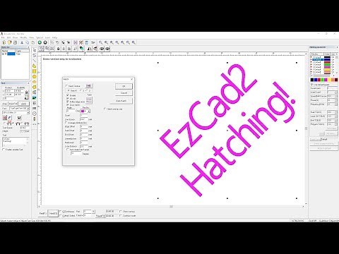 EZCAD2 : Beginner's Guide to Hatch Settings