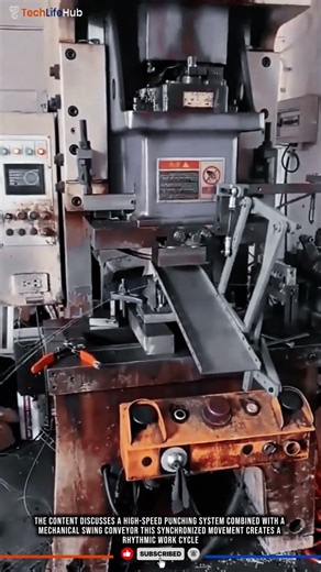 Innovation Punch Swing Conveyor: Fast Productivity, Rhythmic Motion, Automation #tech