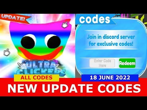 NEW UPDATE CODES [x750,000,000 Clicks] Ultra Clickers ROBLOX | 18 JUNE 2022