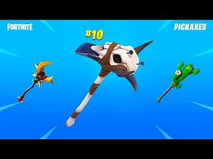 The Top 50 Rarest Pickaxes in Fortnite!