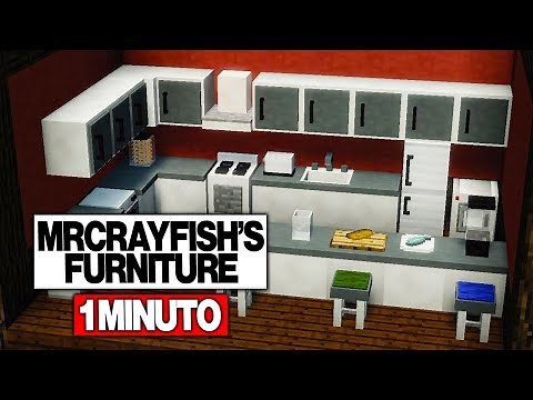 MrCrayFish's Furniture Mod en 1 Minuto | Mod de Muebles y Decoración 🪑