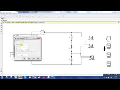 RLC circuit in simulink