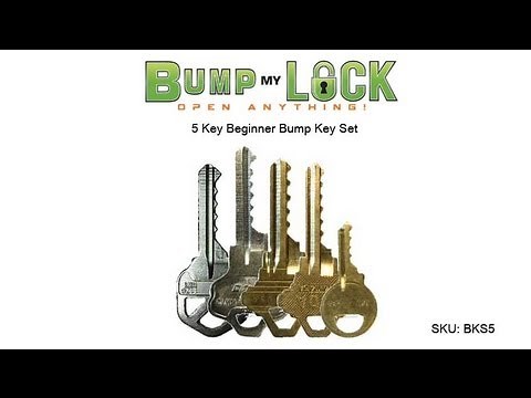 5 Key Beginner Bump Key Set