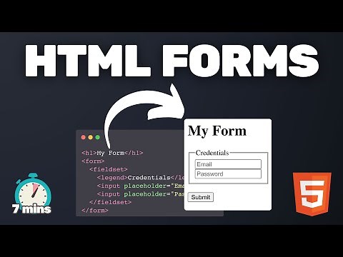 HTML Forms and Inputs in 7 Minutes!