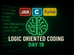 Logic Oriented Coding Day-19| C, Java, Python Explained in Telugu | technicaltopics Live