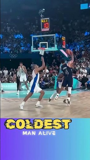 Steph Curry’s Epic 3-Pointer at the Olympics! 🏀🔥#olympics #usa #goat #shorts
