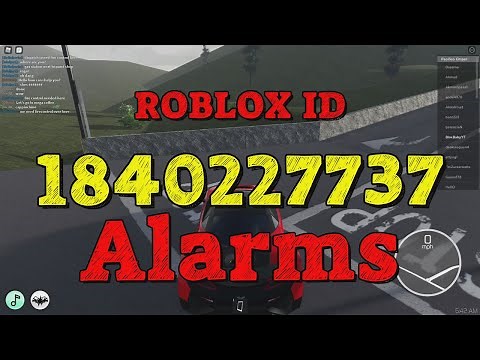 ALARMS Roblox Song Codes