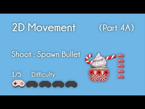 Unity - 2D Movement (Part 4a) - Shoot : Spawn Bullet