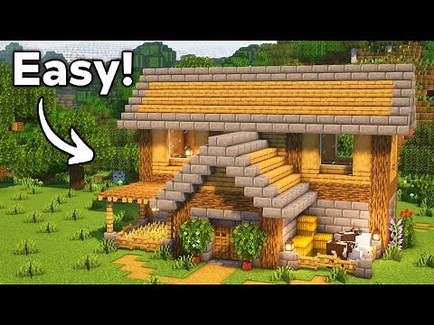 Minecraft: Simple Survival House Tutorial🏠