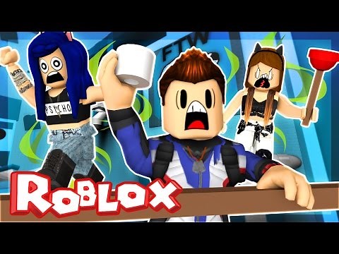 Roblox Obby - ESCAPE THE STINKY BATHROOM! | ItsFunneh