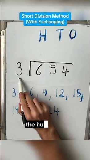 How to Use Short Division Method #mathsrevision