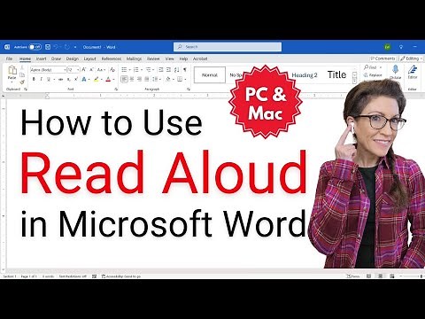 How to Use Read Aloud in Microsoft Word (Listen to Text)