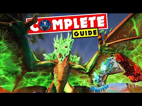 ARK CRYSTAL Isles Ultimate Guide To Gamma Boss Fight! - All Artefact Locations!