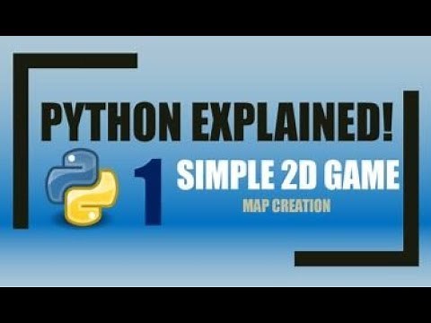 Create your own Simple 2D GAME using Python (Part 1) - Map Creation