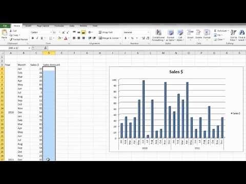 How To Make a Bar Graph in Microsoft Excel 2010 - For Beginners