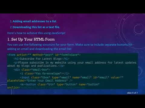 How to Append and Save Form Data to a TXT File Using JavaScript