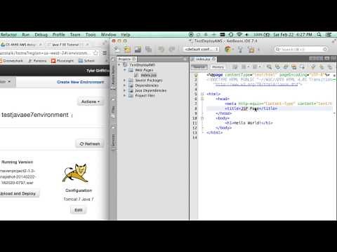 Deploy Java Web App From Netbeans to AWS