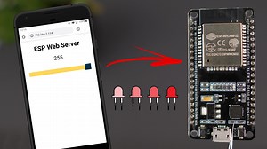 ESP32 Web Server with Slider: Control LED Brightness (PWM) | Random Nerd Tutorials